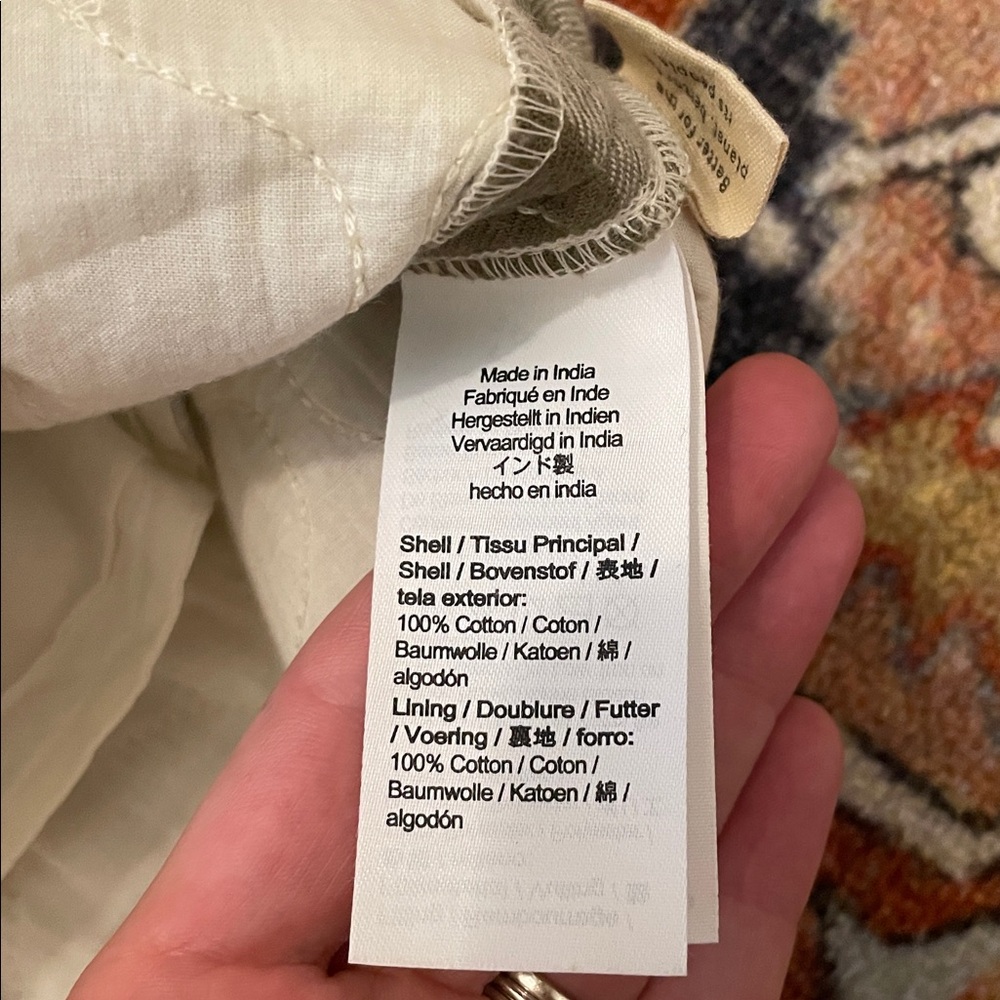 NWT Madewell Quilted Flannel Mini Skirt in Gingham | Women’s Size 6 - Picture 9 of 9